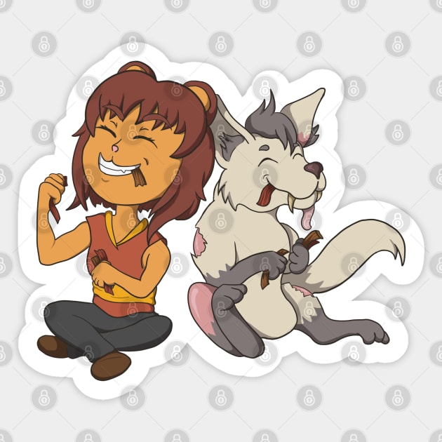 Jerky Friends Sticker by AoD